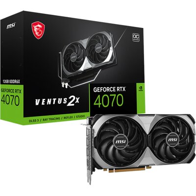 Karta graficzna MSI GeForce RTX 4070 Ventus 2X E OC 12GB DLSS 3
