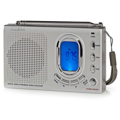 Radio NEDIS RDWR1000GY Przenośne Cyfrowe Szary