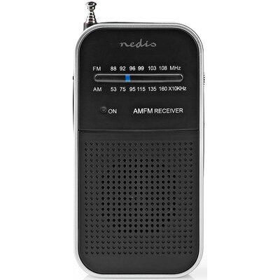 Radio NEDIS RDFM1110SI Analogowe Przenośne Czarny