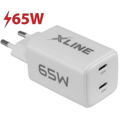 Ładowarka sieciowa XLINE WCG652CW 65W GAN Biały