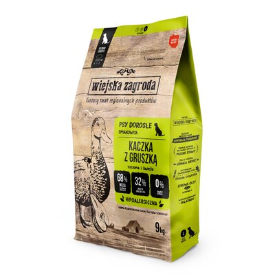 Karma dla psa WIEJSKA ZAGRODA Kaczka z gruszką L 9 kg