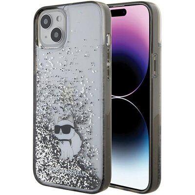 Фото - Чохол Karl Lagerfeld Etui  Liquid Glitter do Apple iPhone 14 Plus/15 Plus Przezro 