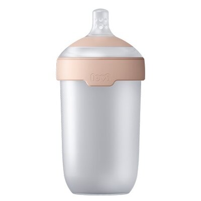 Butelka LOVI Mammafeel 250 ml Przezroczysto-pomarańczowy