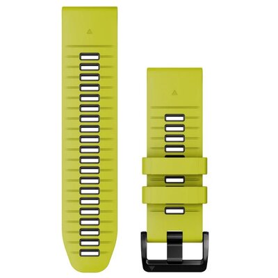 Pasek do Garmin 010-13281-03 QuickFit Limonkowo-grafitowy