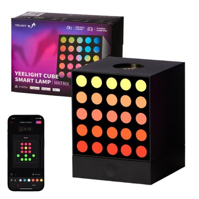 Panel świetlny YEELIGHT Smart Cube Light Matrix Regulacja jasności, Wi-Fi, Bluetooth - Baza
