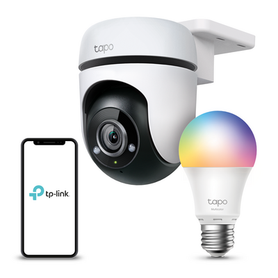 Kamera TP-LINK Tapo C500 + Inteligentna żarówka LED TP-LINK Tapo L530E 8.7W E27 WiFi