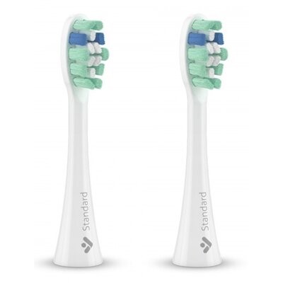 Oryginalna końcówka szczoteczki TRUELIFE SonicBrush Clean 30 Biały 2 szt. (Delikatnie masują dziąsła)