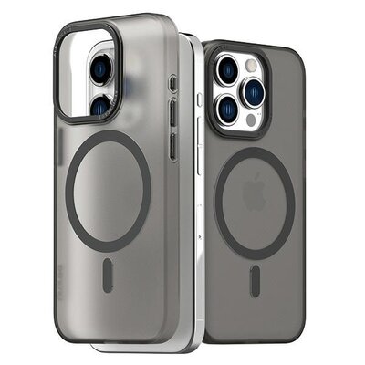Etui ARAREE Aero Frame do Apple iPhone 15 Pro Max Przezroczysto-czarny