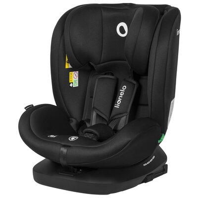 Fotelik samochodowy LIONELO Bastiaan I-Size 40-150 cm (0-36 kg) Czarno-karbonowy