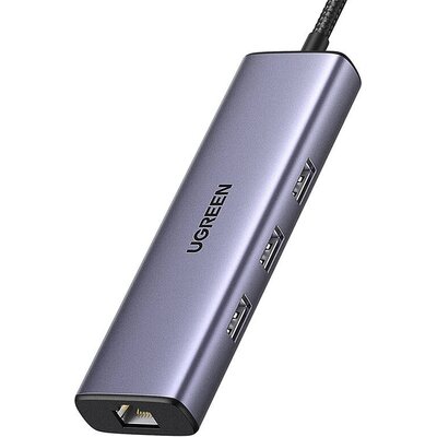 Hub UGREEN Revodok CM512 6w1 USB Typu C 3.2 Gen. 1, Pasywny