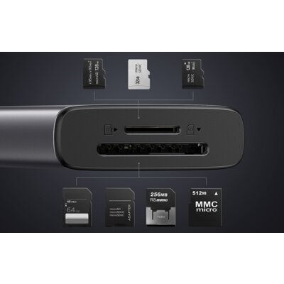 Hub UGREEN CM498 7w1 USB Typu C 3.2 Gen. 1, Pasywny