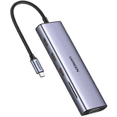 Hub UGREEN Revodok CM498 USB Typu C, Pasywny