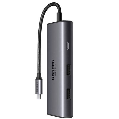 Hub UGREEN CM498 6w1 USB Typu C 3.2 Gen. 1, Pasywny
