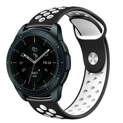 Pasek BELINE Watch Sport Silicone 20mm Czarno-biały