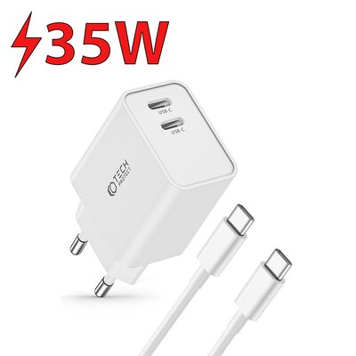 Ładowarka sieciowa TECH-PROTECT C35W PD35W Biały