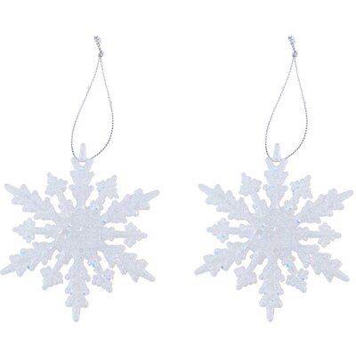 Zawieszka CHRISTMAS DECORATION Płatek Śniegu (2 szt.)
