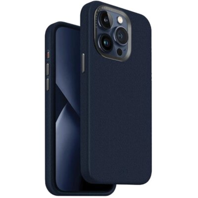 Etui UNIQ Lyden Magclick Charging do Apple iPhone 15 Pro Max Granatowy