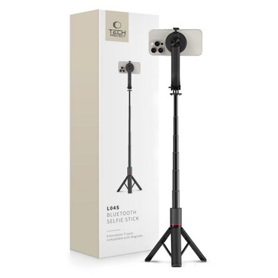 Uchwyt selfie TECH-PROTECT L04S Magsafe Wireless Tripod Czarny