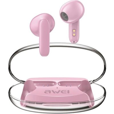 Słuchawki douszne AWEI T85 ENC TWS Różowy