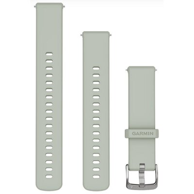 Pasek GARMIN 010-13256-01 do Garmin Venu 3S/2S/Forerunner 255S/265S/Vivomove 3S 40/41 (18mm) Szaro-zielony