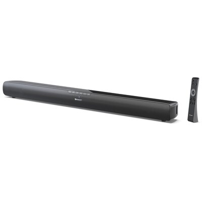 Soundbar SHARP HT-SB100 Czarny 2.0-kanałowy, HDMI CEC, Wejście optyczne, Bluetooth, Wbudowany Equalizer, Montaż na ścianie