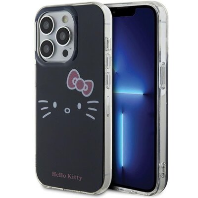 Фото - Чохол Hello Kitty Etui  IML Kitty Face do Apple iPhone 15 Pro Czarny HKHCP15LHKHL 