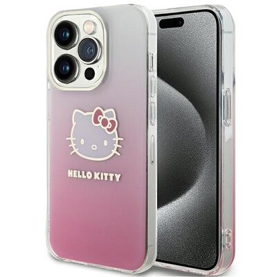Фото - Чохол Hello Kitty Etui  IML Gradient do Apple iPhone 14 Pro Różowy HKHCP14LHDGKEP 
