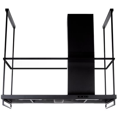 Okap BERG Frame FRAOWKLDBK1201 Czarny 491.4m3/h 66dB klasa B