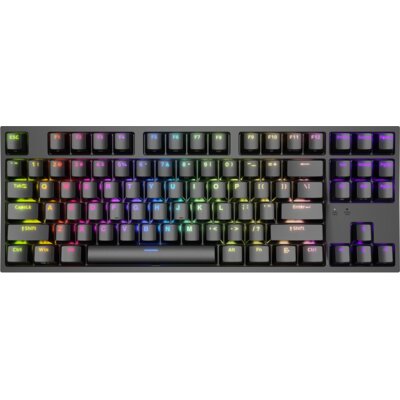Klawiatura GENESIS Thor 404 TKL RGB Hot Swap Gateron Yellow Pro Switch Czarny