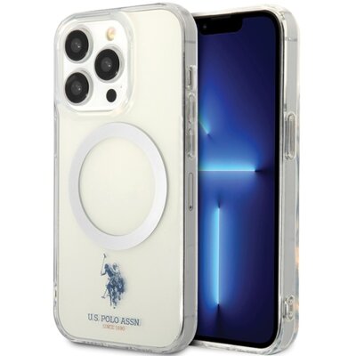 Etui US POLO ASSN MagSafe Collection do Apple iPhone 15 Pro Max Przezroczysty