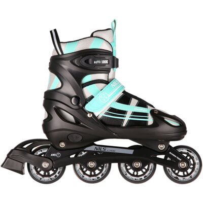 Łyżworolki NILS EXTREME NH18366A 2w1 (rozmiar 39-42) Czarno-miętowy