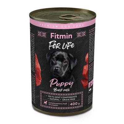 Karma dla psa FITMIN FFL Puppy Wołowina 400 g