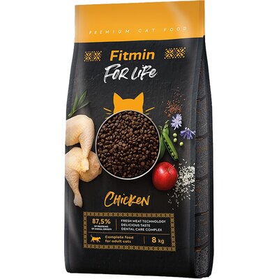 Karma dla kota FITMIN Cat For Life Adult Kurczak 8 kg