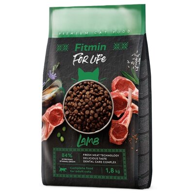 Karma dla kota FITMIN For Life Jagnięcina 1.8 kg