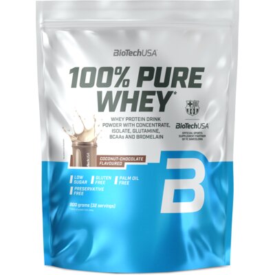 Odżywka białkowa BIOTECH 100 Pure Whey Czekoladowo-kokosowy (900 g)