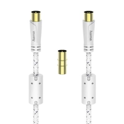 Kabel antenowy gniazdo - wtyk HAMA 122446 1.5 m