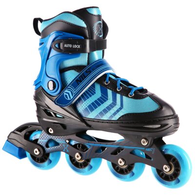 Łyżworolki NILS EXTREME NH18192A 4w1 (rozmiar 34-38) Czarno-niebieski