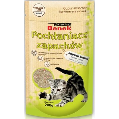 Pochłaniacz zapachu SUPER BENEK Zapach Trawy 200 g