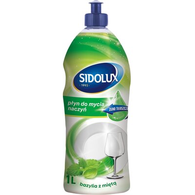 Płyn do mycia naczyń SIDOLUX Bazylia z Miętą 1000 ml