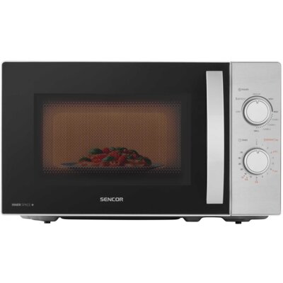 Kuchenka mikrofalowa SENCOR SMW 4320SS 700W średnica 25.5 cm pojemność 20L Srebrno-szary