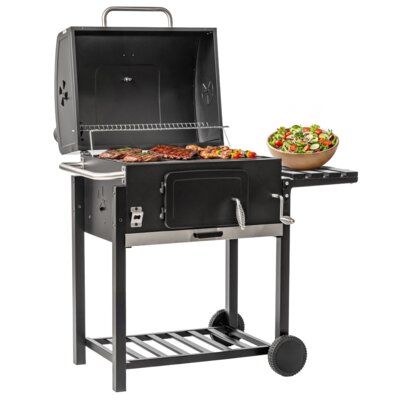 Grill ogrodowy węglowy BBQ LINE MIR4525 Zamykany, żeliwny ruszt, komin