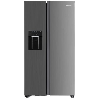 Lodówka MPM 513-SBS-17M No Frost 177cm Inox Side by Side Kostkarka Dystrybutor wody