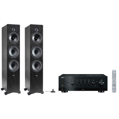 Zestaw stereo YAMAHA MusicCast R-N800A + INDIANA Line Tesi 661 Czarny