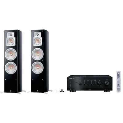 Zestaw stereo YAMAHA MusicCast R-N800A + YAMAHA NS-777 Czarny