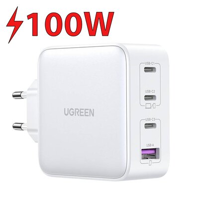 Ładowarka sieciowa UGREEN Nexode 15337 100W Biały