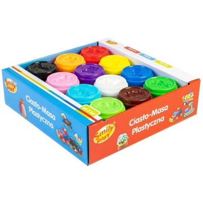 Masa plastyczna SMILY PLAY 12 Kolorów SP83348