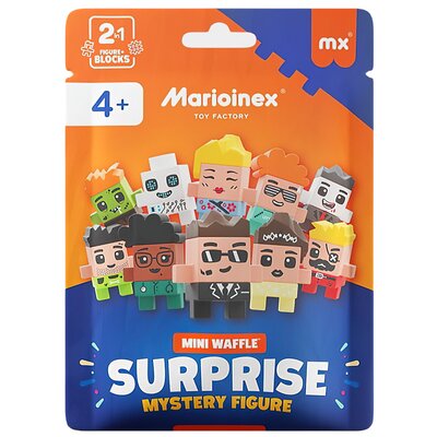 Klocki elastyczne MARIOINEX Mini Waffle Surprise Saszetka 904381