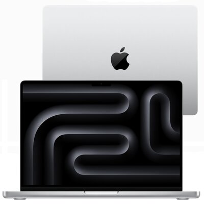 Obraz przedstawiający Laptop APPLE MacBook Pro 2023 16" Retina M3 Max 48GB RAM 1TB SSD macOS Srebrny