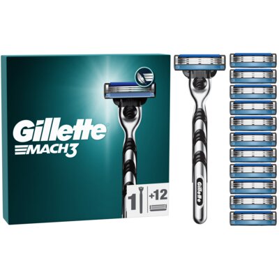 Golarka GILLETTE Mach3 + 12 ostrzy