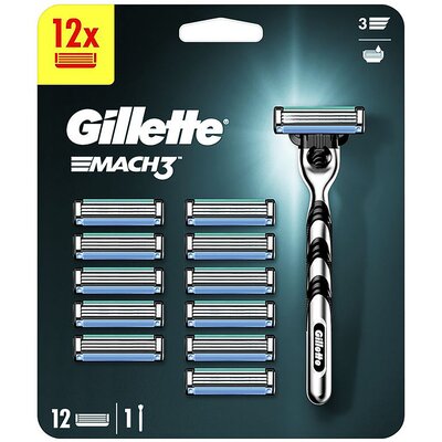 Golarka GILLETTE Mach3 + 12 ostrzy